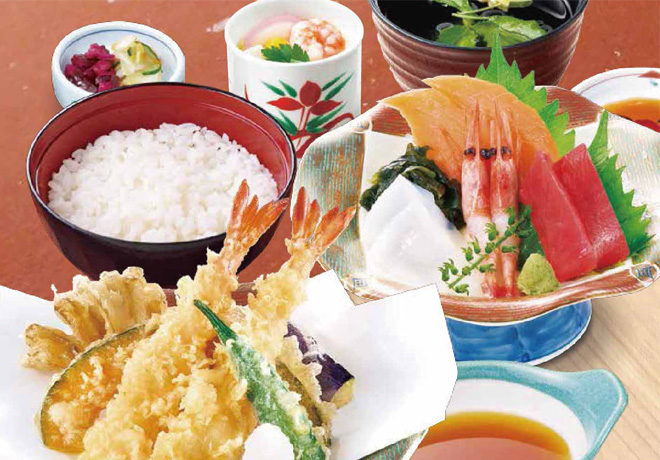 image of Tempura & Sashimi combination